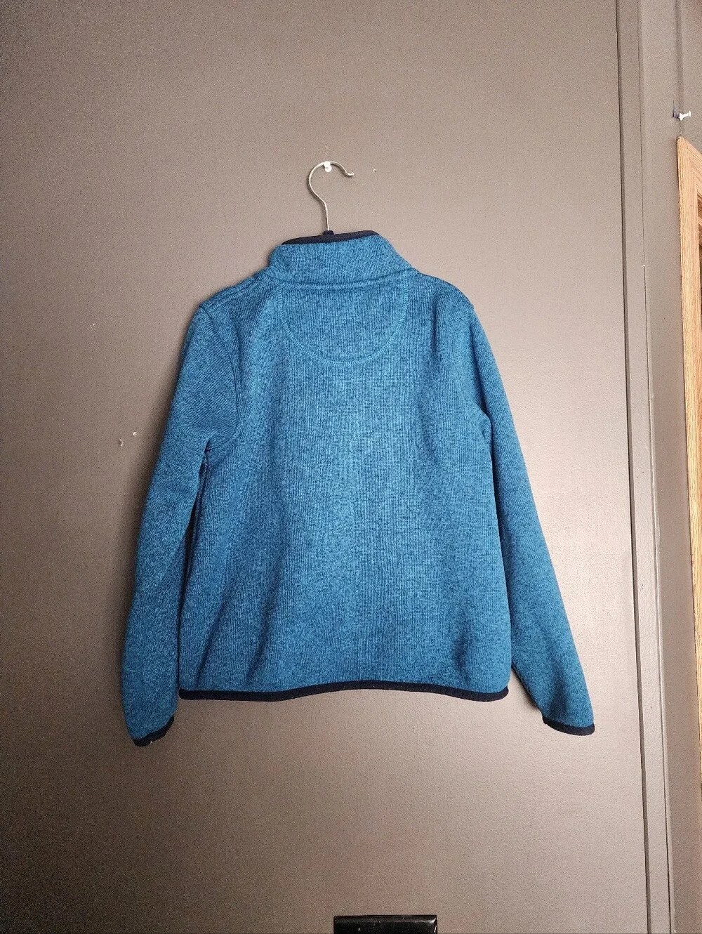 L.L. Bean kids pullover fleece sweater jacket size 6x / 7